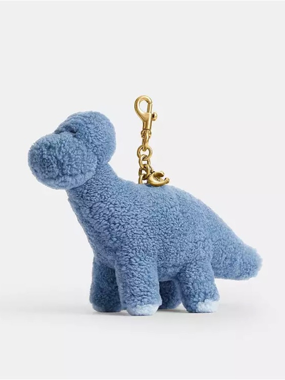 🦕Limited Edition Coach Buddy Brontosaurus Dinosaur Plushie Charm || NWOT🦕 - Picture 2 of 12